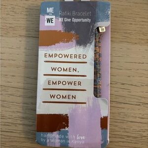 Me to We Multicolored Empowerment Bracelet